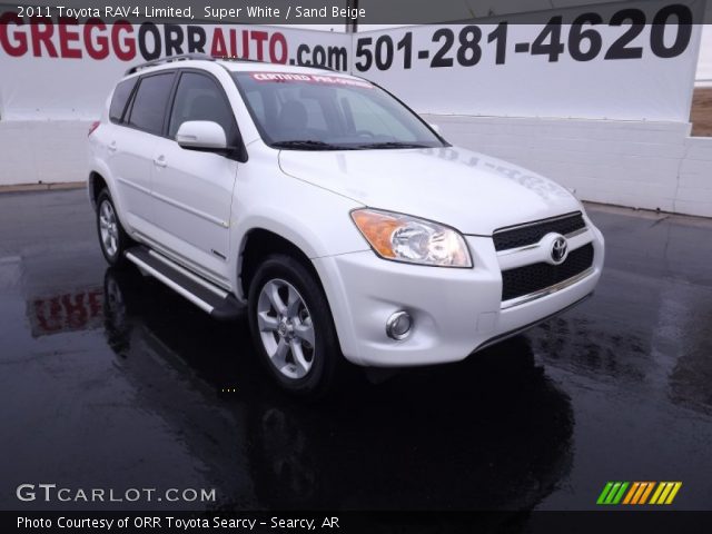 2011 Toyota RAV4 Limited in Super White