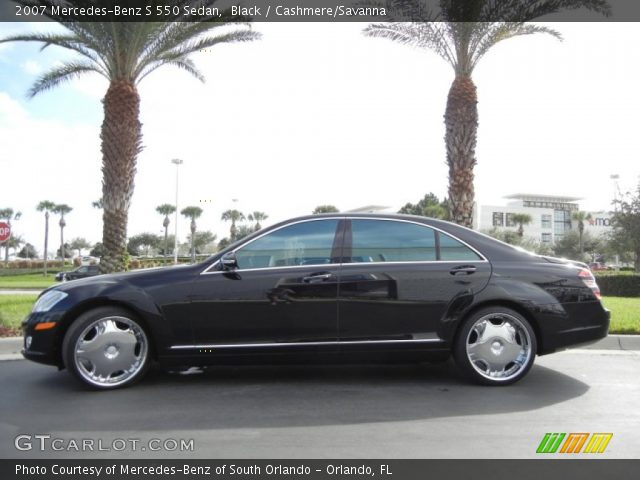 2007 Mercedes-Benz S 550 Sedan in Black