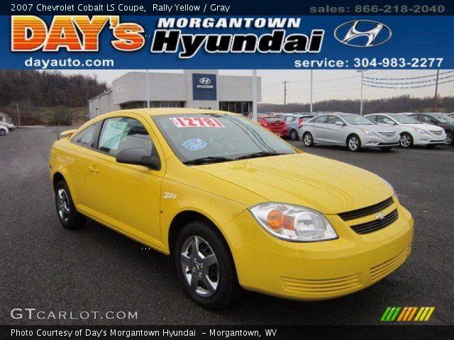 2007 Chevrolet Cobalt LS Coupe in Rally Yellow