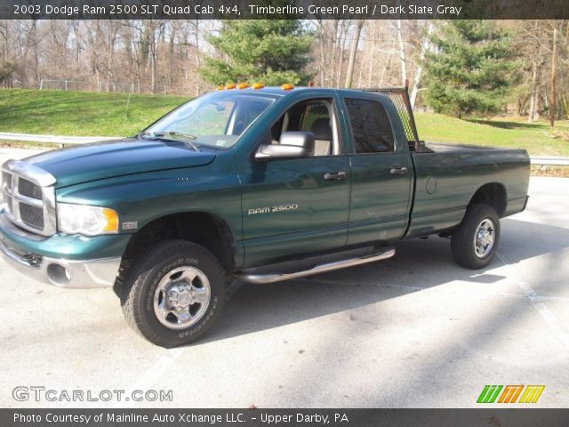 2003 Dodge Ram 2500 SLT Quad Cab 4x4 in Timberline Green Pearl