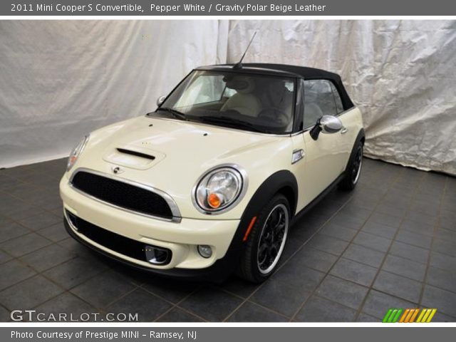 2011 Mini Cooper S Convertible in Pepper White
