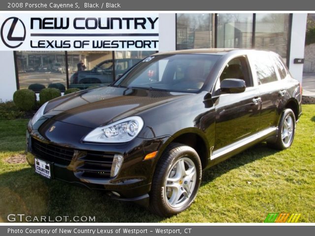 2008 Porsche Cayenne S in Black