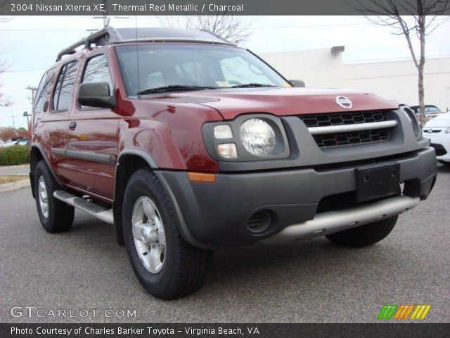 2004 Nissan Xterra XE in Thermal Red Metallic