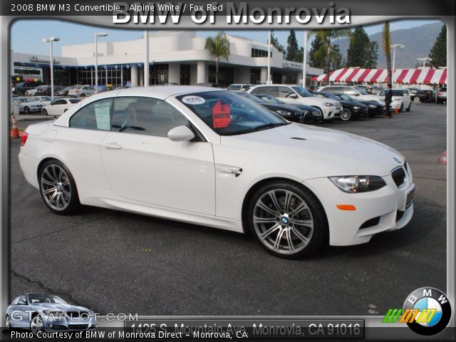2008 BMW M3 Convertible in Alpine White