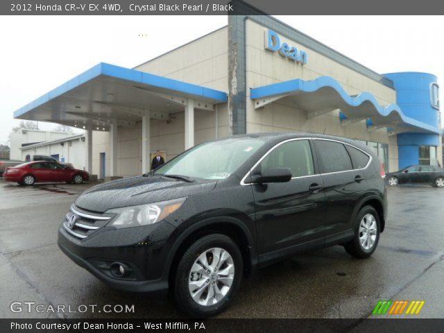 2012 Honda CR-V EX 4WD in Crystal Black Pearl