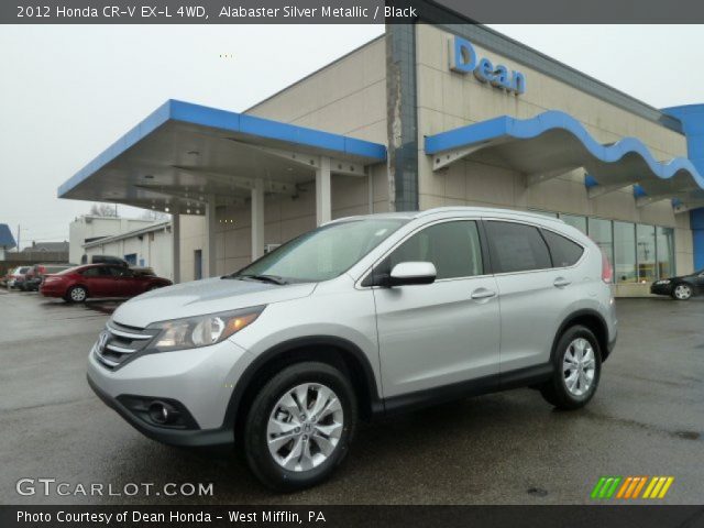 2012 Honda CR-V EX-L 4WD in Alabaster Silver Metallic
