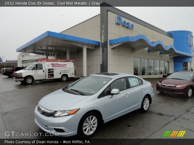 2012 Honda Civic EX Sedan in Cool Mist Metallic