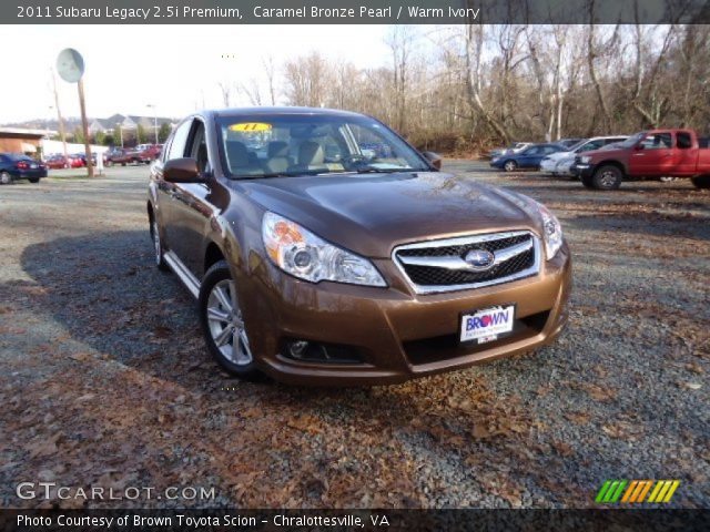 2011 Subaru Legacy 2.5i Premium in Caramel Bronze Pearl