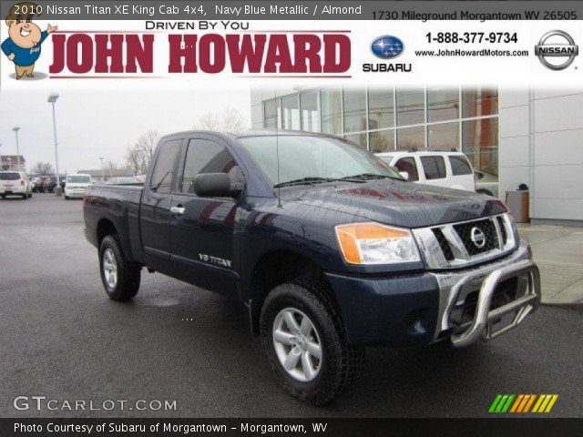 2010 Nissan Titan XE King Cab 4x4 in Navy Blue Metallic