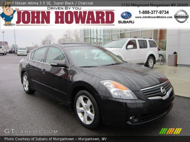 2008 Nissan Altima 3.5 SE in Super Black