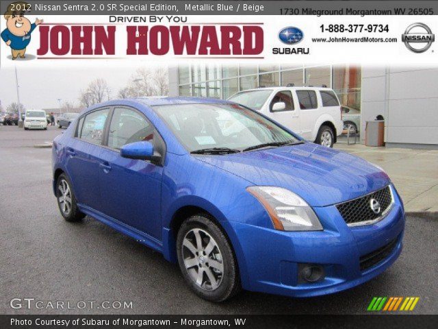 2012 Nissan Sentra 2.0 SR Special Edition in Metallic Blue