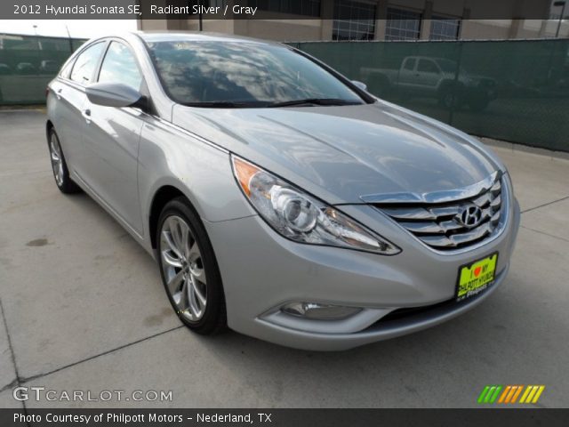 2012 Hyundai Sonata SE in Radiant Silver