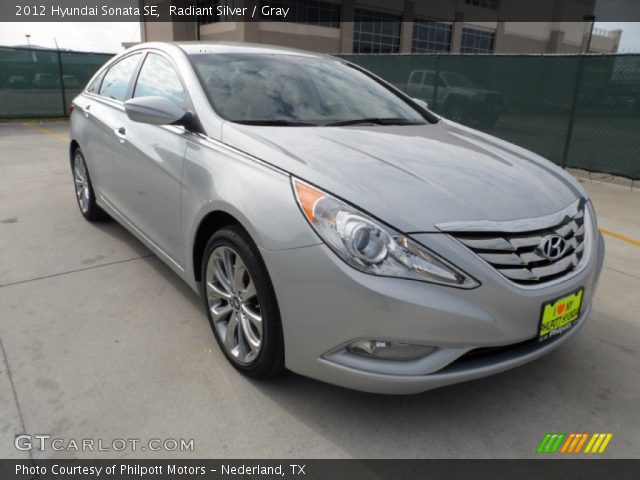 2012 Hyundai Sonata SE in Radiant Silver