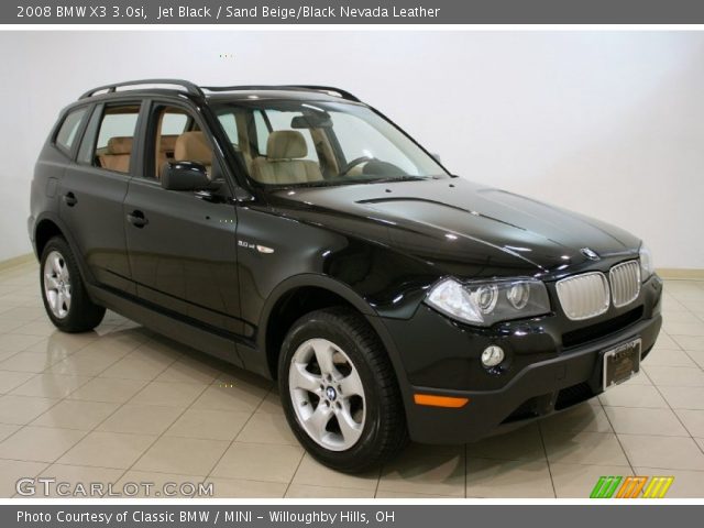 2008 BMW X3 3.0si in Jet Black