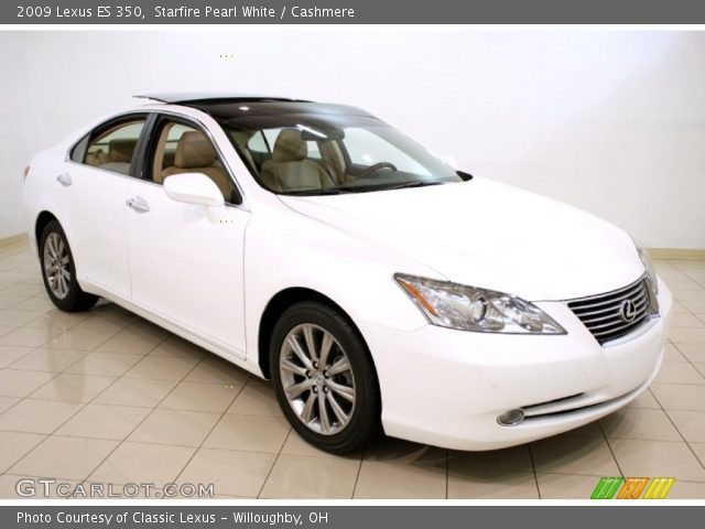 2009 Lexus ES 350 in Starfire Pearl White