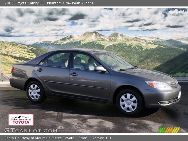 2003 Toyota Camry LE in Phantom Gray Pearl