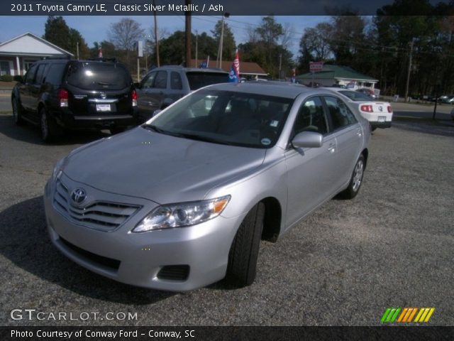 2011 Toyota Camry LE in Classic Silver Metallic
