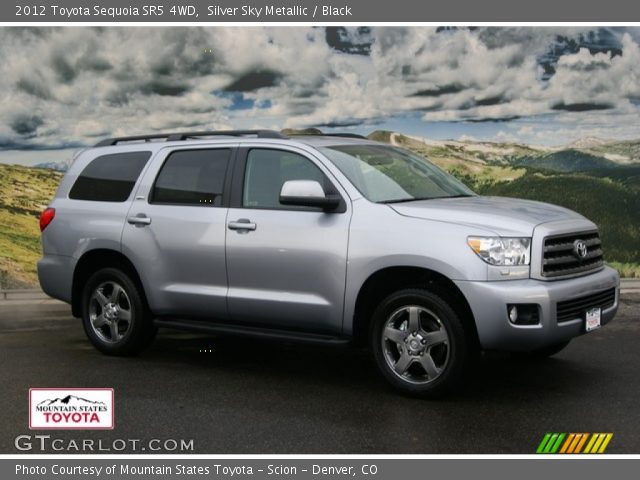 2012 Toyota Sequoia SR5 4WD in Silver Sky Metallic