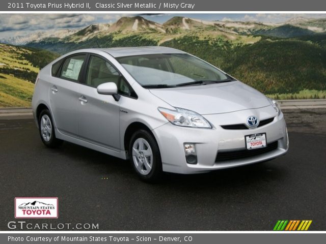 2011 Toyota Prius Hybrid II in Classic Silver Metallic