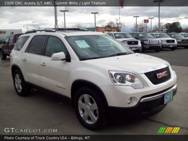 2008 GMC Acadia SLT AWD in Summit White