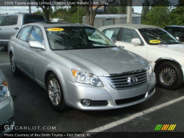 2008 Toyota Avalon Limited in Classic Silver Metallic