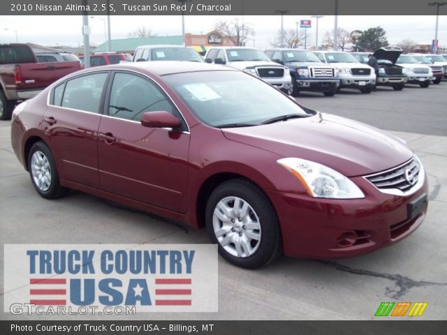 2010 Nissan Altima 2.5 S in Tuscan Sun Red