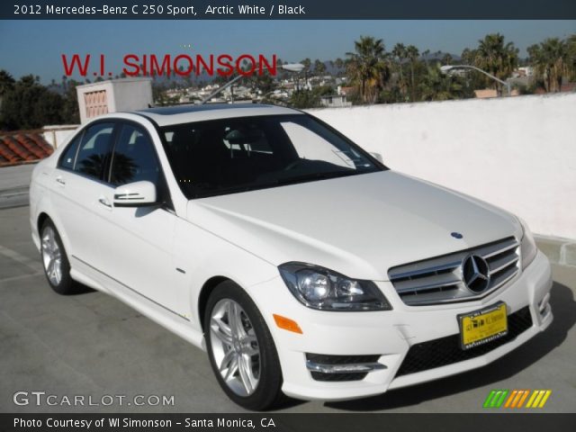 2012 Mercedes-Benz C 250 Sport in Arctic White