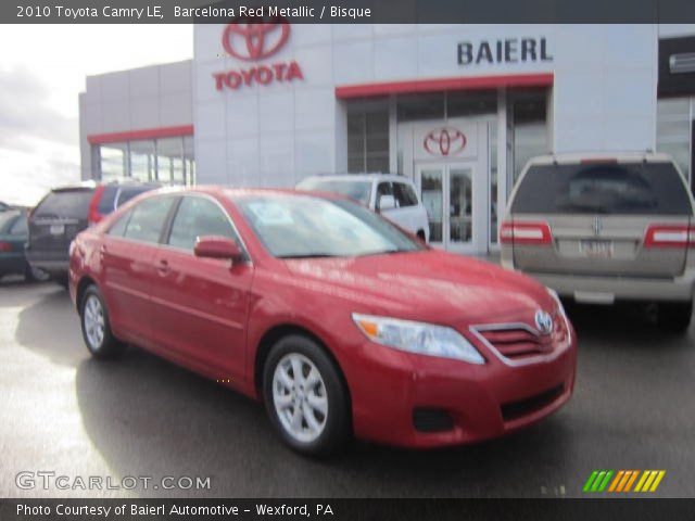2010 Toyota Camry LE in Barcelona Red Metallic
