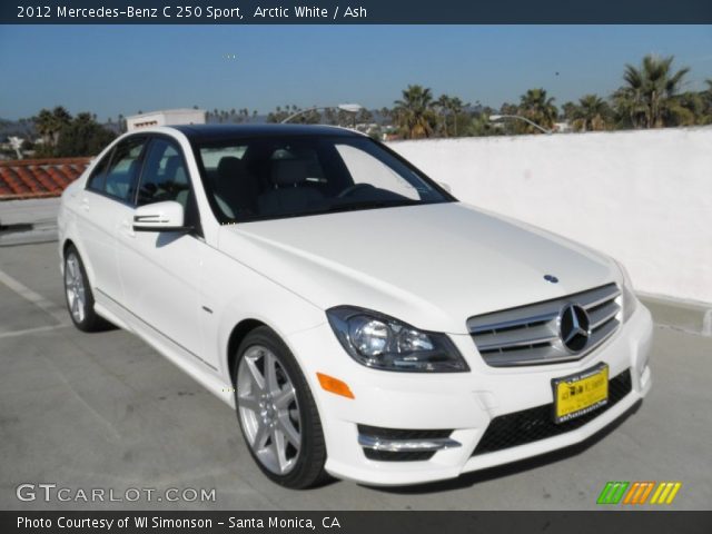 2012 Mercedes-Benz C 250 Sport in Arctic White