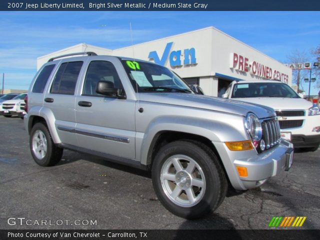 2007 Jeep Liberty Limited in Bright Silver Metallic