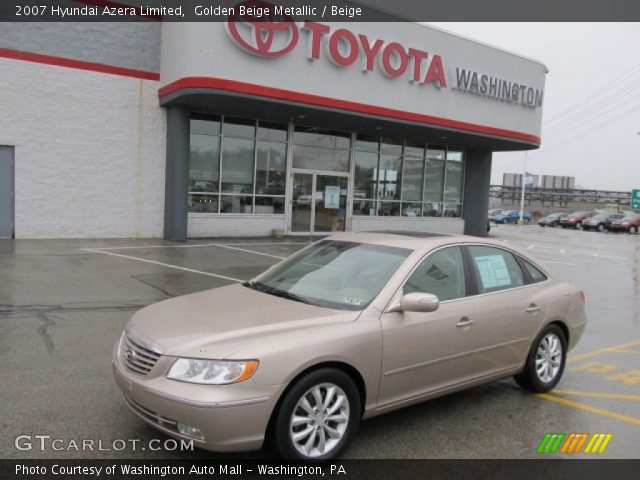 2007 Hyundai Azera Limited in Golden Beige Metallic