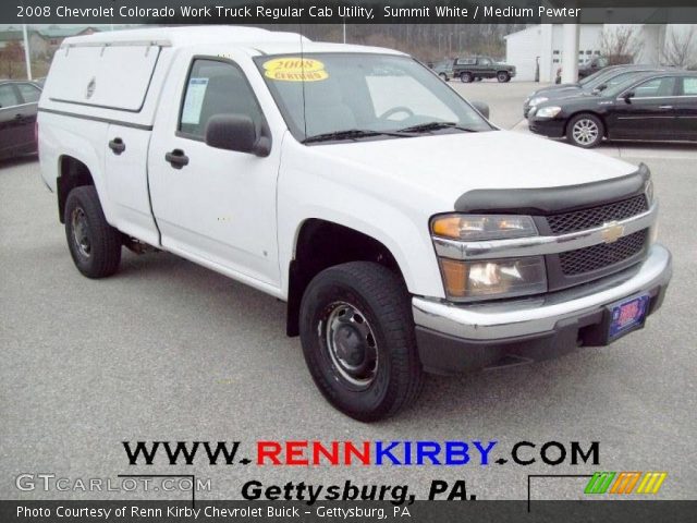 2008 Chevrolet Colorado Work Truck Regular Cab Utility in Summit White