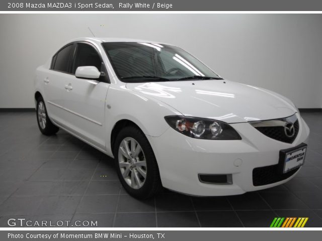 2008 Mazda MAZDA3 i Sport Sedan in Rally White