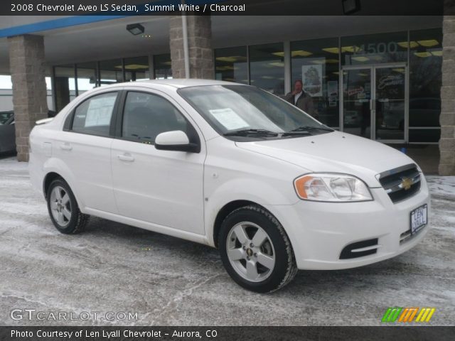 2008 Chevrolet Aveo LS Sedan in Summit White