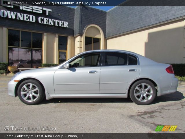 2006 Infiniti G 35 Sedan in Liquid Platinum Metallic