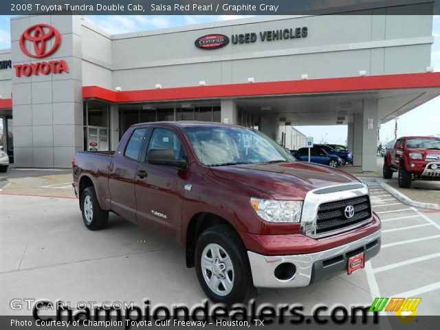 2008 Toyota Tundra Double Cab in Salsa Red Pearl