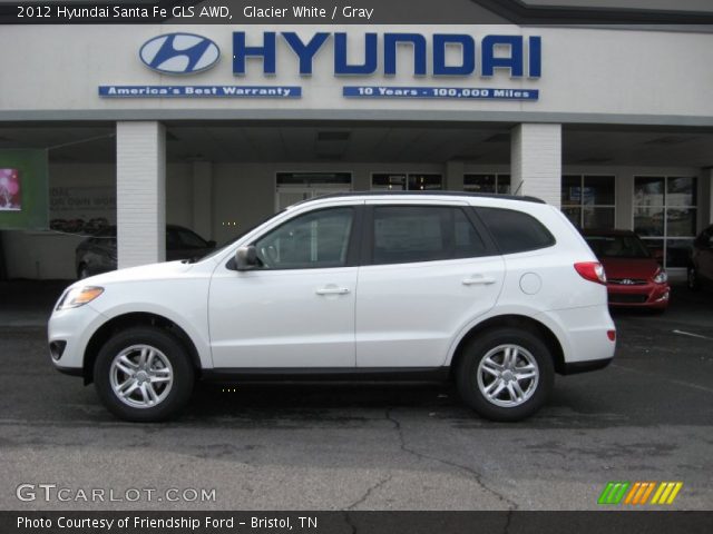 2012 Hyundai Santa Fe GLS AWD in Glacier White