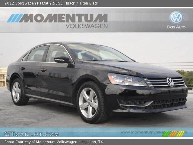 2012 Volkswagen Passat 2.5L SE in Black