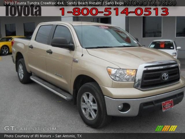 2010 Toyota Tundra CrewMax 4x4 in Sandy Beach Metallic
