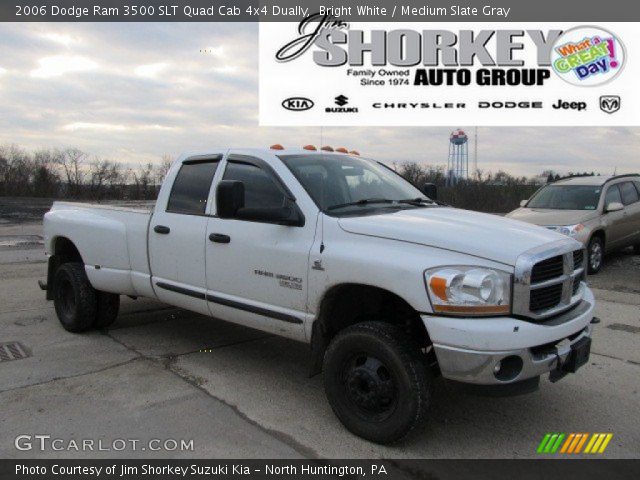2006 Dodge Ram 3500 SLT Quad Cab 4x4 Dually in Bright White