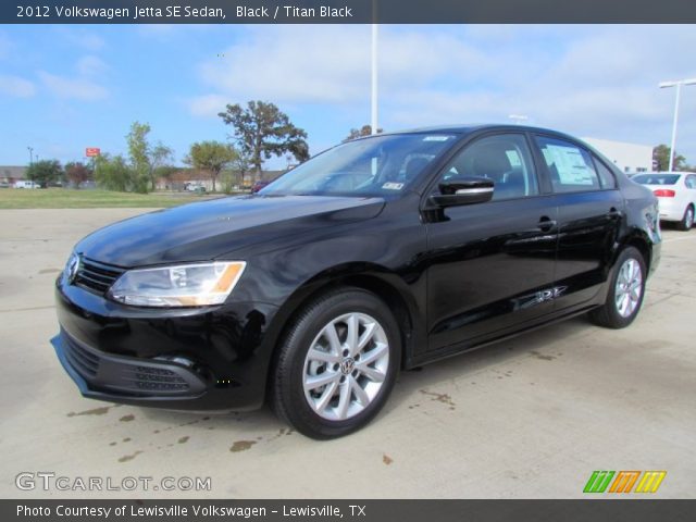 2012 Volkswagen Jetta SE Sedan in Black