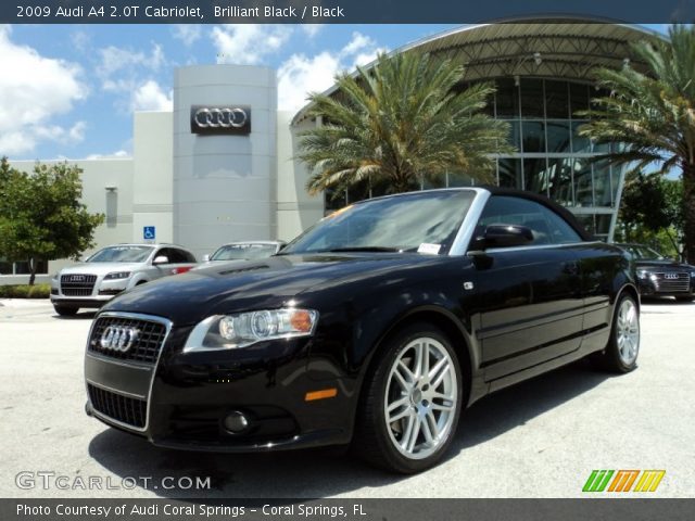 2009 Audi A4 2.0T Cabriolet in Brilliant Black