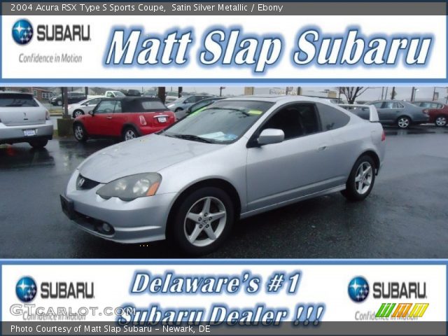 2004 Acura RSX Type S Sports Coupe in Satin Silver Metallic