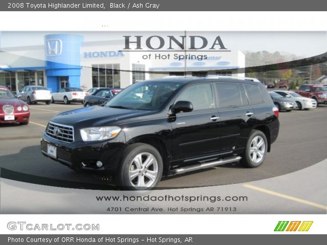 2008 Toyota Highlander Limited in Black