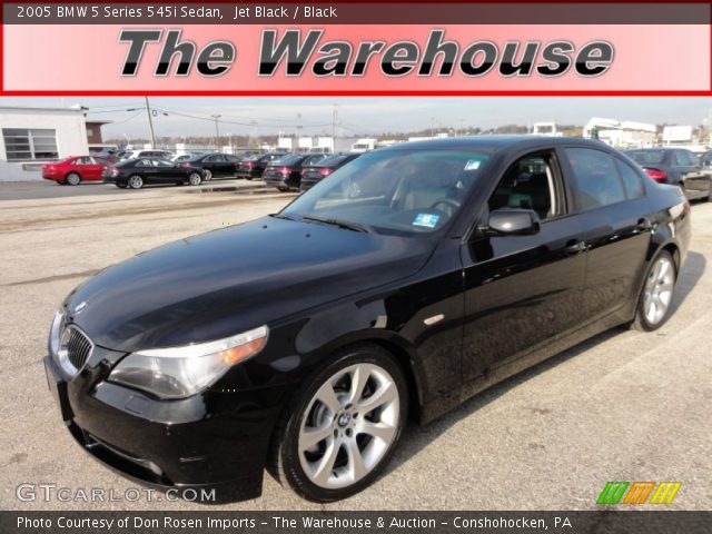 2005 BMW 5 Series 545i Sedan in Jet Black