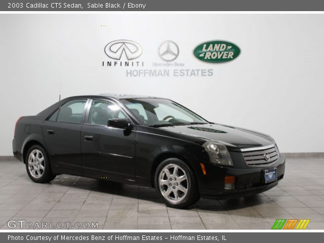2003 Cadillac CTS Sedan in Sable Black