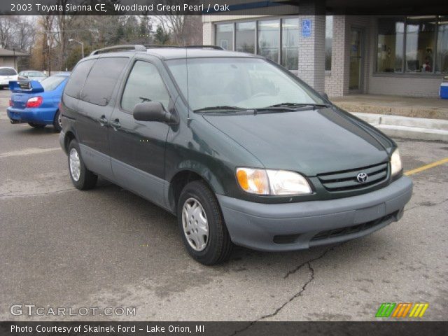 2003 Toyota Sienna CE in Woodland Green Pearl