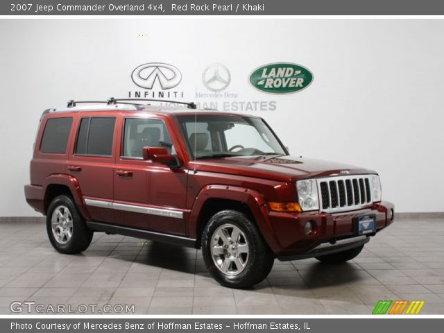 2007 Jeep Commander Overland 4x4 in Red Rock Pearl