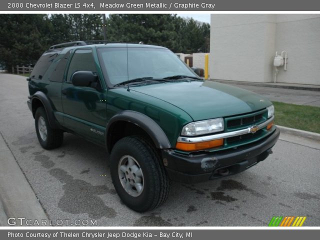 2000 Chevrolet Blazer LS 4x4 in Meadow Green Metallic