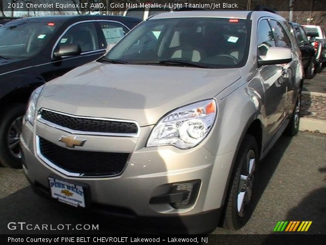 2012 Chevrolet Equinox LT AWD in Gold Mist Metallic
